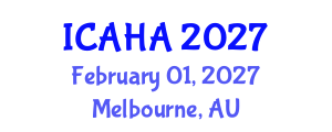 International Conference on Alternative Healthcare and Acupuncture (ICAHA) February 01, 2027 - Melbourne, Australia International Conference on Alternative Healthcare and Acupuncture (ICAHA) February 01, 2027 - Melbourne, Australia