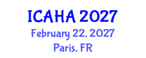 International Conference on Alternative Healthcare and Acupuncture (ICAHA) February 22, 2027 - Paris, France International Conference on Alternative Healthcare and Acupuncture (ICAHA) February 22, 2027 - Paris, France