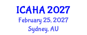International Conference on Alternative Healthcare and Acupuncture (ICAHA) February 25, 2027 - Sydney, Australia International Conference on Alternative Healthcare and Acupuncture (ICAHA) February 25, 2027 - Sydney, Australia