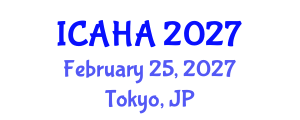 International Conference on Alternative Healthcare and Acupuncture (ICAHA) February 25, 2027 - Tokyo, Japan International Conference on Alternative Healthcare and Acupuncture (ICAHA) February 25, 2027 - Tokyo, Japan
