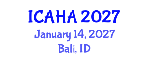 International Conference on Alternative Healthcare and Acupuncture (ICAHA) January 14, 2027 - Bali, Indonesia International Conference on Alternative Healthcare and Acupuncture (ICAHA) January 14, 2027 - Bali, Indonesia