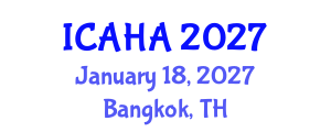 International Conference on Alternative Healthcare and Acupuncture (ICAHA) January 18, 2027 - Bangkok, Thailand International Conference on Alternative Healthcare and Acupuncture (ICAHA) January 18, 2027 - Bangkok, Thailand
