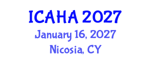International Conference on Alternative Healthcare and Acupuncture (ICAHA) January 16, 2027 - Nicosia, Cyprus