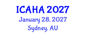 International Conference on Alternative Healthcare and Acupuncture (ICAHA) January 28, 2027 - Sydney, Australia