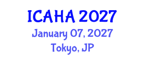 International Conference on Alternative Healthcare and Acupuncture (ICAHA) January 07, 2027 - Tokyo, Japan International Conference on Alternative Healthcare and Acupuncture (ICAHA) January 07, 2027 - Tokyo, Japan