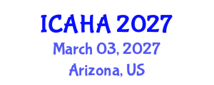 International Conference on Alternative Healthcare and Acupuncture (ICAHA) March 03, 2027 - Arizona, United States International Conference on Alternative Healthcare and Acupuncture (ICAHA) March 03, 2027 - Arizona, United States