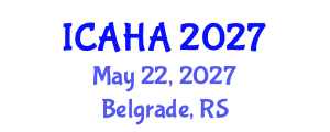 International Conference on Alternative Healthcare and Acupuncture (ICAHA) May 22, 2027 - Belgrade, Serbia International Conference on Alternative Healthcare and Acupuncture (ICAHA) May 22, 2027 - Belgrade, Serbia