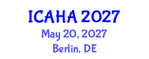 International Conference on Alternative Healthcare and Acupuncture (ICAHA) May 20, 2027 - Berlin, Germany International Conference on Alternative Healthcare and Acupuncture (ICAHA) May 20, 2027 - Berlin, Germany