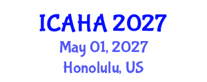 International Conference on Alternative Healthcare and Acupuncture (ICAHA) May 01, 2027 - Honolulu, United States International Conference on Alternative Healthcare and Acupuncture (ICAHA) May 01, 2027 - Honolulu, United States