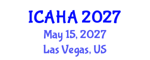 International Conference on Alternative Healthcare and Acupuncture (ICAHA) May 15, 2027 - Las Vegas, United States International Conference on Alternative Healthcare and Acupuncture (ICAHA) May 15, 2027 - Las Vegas, United States