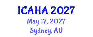 International Conference on Alternative Healthcare and Acupuncture (ICAHA) May 17, 2027 - Sydney, Australia
