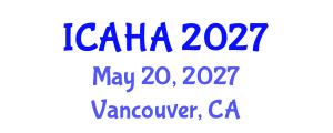 International Conference on Alternative Healthcare and Acupuncture (ICAHA) May 20, 2027 - Vancouver, Canada