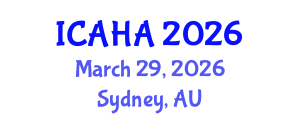 International Conference on Alternative Healthcare and Ayurveda (ICAHA) March 29, 2026 - Sydney, Australia