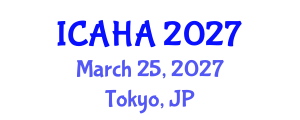 International Conference on Alternative Healthcare and Ayurveda (ICAHA) March 25, 2027 - Tokyo, Japan International Conference on Alternative Healthcare and Ayurveda (ICAHA) March 25, 2027 - Tokyo, Japan