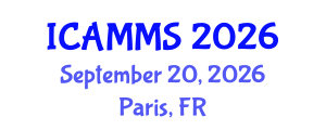 International Conference on Alternative Medicine and Medical Sciences (ICAMMS) September 20, 2026 - Paris, France