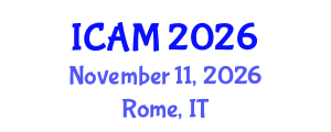 International Conference on Alternative Medicine (ICAM) November 11, 2026 - Rome, Italy