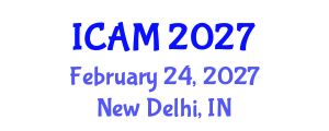 International Conference on Alternative Medicine (ICAM) February 24, 2027 - New Delhi, India International Conference on Alternative Medicine (ICAM) February 24, 2027 - New Delhi, India
