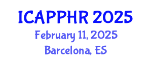 International Conference on Amnesty, Peace, Politics and Human Rights (ICAPPHR) February 11, 2025 - Barcelona, Spain