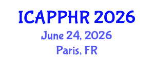 International Conference on Amnesty, Peace, Politics and Human Rights (ICAPPHR) June 24, 2026 - Paris, France