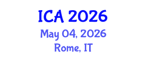 International Conference on Amyloidosis (ICA) May 04, 2026 - Rome, Italy International Conference on Amyloidosis (ICA) May 04, 2026 - Rome, Italy