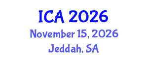 International Conference on Amyloidosis (ICA) November 15, 2026 - Jeddah, Saudi Arabia International Conference on Amyloidosis (ICA) November 15, 2026 - Jeddah, Saudi Arabia