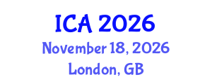 International Conference on Amyloidosis (ICA) November 18, 2026 - London, United Kingdom International Conference on Amyloidosis (ICA) November 18, 2026 - London, United Kingdom