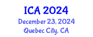 International Conference on Anaesthesia (ICA) December 23, 2024 - Quebec City, Canada