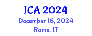International Conference on Anaesthesia (ICA) December 16, 2024 - Rome, Italy