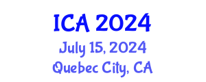 International Conference on Anaesthesia (ICA) July 15, 2024 - Quebec City, Canada