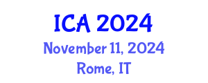 International Conference on Anaesthesia (ICA) November 11, 2024 - Rome, Italy