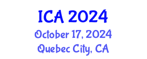 International Conference on Anaesthesia (ICA) October 17, 2024 - Quebec City, Canada