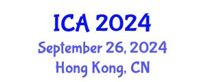 International Conference on Anaesthesia (ICA) September 26, 2024 - Hong Kong, China