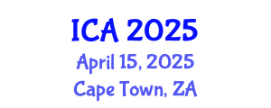 International Conference on Anaesthesia (ICA) April 15, 2025 - Cape Town, South Africa