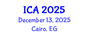 International Conference on Anaesthesia (ICA) December 13, 2025 - Cairo, Egypt