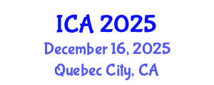 International Conference on Anaesthesia (ICA) December 16, 2025 - Quebec City, Canada