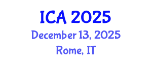 International Conference on Anaesthesia (ICA) December 13, 2025 - Rome, Italy