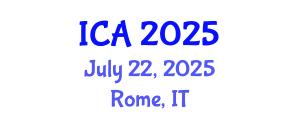 International Conference on Anaesthesia (ICA) July 22, 2025 - Rome, Italy