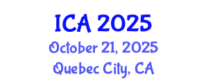 International Conference on Anaesthesia (ICA) October 21, 2025 - Quebec City, Canada