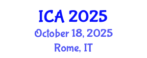 International Conference on Anaesthesia (ICA) October 18, 2025 - Rome, Italy