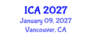 International Conference on Anaesthesia (ICA) January 09, 2027 - Vancouver, Canada