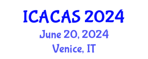 International Conference on Analytical Chemistry and Applied Spectroscopy (ICACAS) June 20, 2024 - Venice, Italy