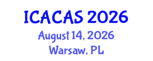 International Conference on Analytical Chemistry and Applied Spectroscopy (ICACAS) August 14, 2026 - Warsaw, Poland International Conference on Analytical Chemistry and Applied Spectroscopy (ICACAS) August 14, 2026 - Warsaw, Poland