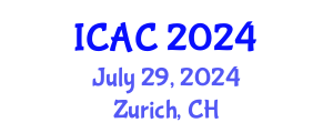 International Conference on Analytical Chemistry (ICAC) July 29, 2024 - Zurich, Switzerland