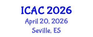 International Conference on Analytical Chemistry (ICAC) April 20, 2026 - Seville, Spain International Conference on Analytical Chemistry (ICAC) April 20, 2026 - Seville, Spain