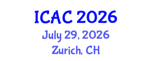 International Conference on Analytical Chemistry (ICAC) July 29, 2026 - Zurich, Switzerland