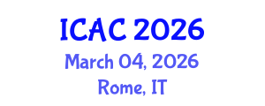 International Conference on Analytical Chemistry (ICAC) March 04, 2026 - Rome, Italy