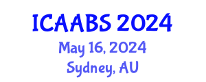 International Conference on Ancient Architecture and Building Styles (ICAABS) May 16, 2024 - Sydney, Australia