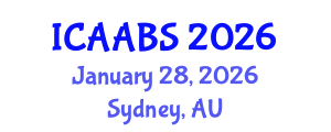 International Conference on Ancient Architecture and Building Styles (ICAABS) January 28, 2026 - Sydney, Australia