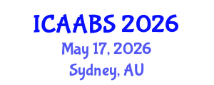 International Conference on Ancient Architecture and Building Styles (ICAABS) May 17, 2026 - Sydney, Australia