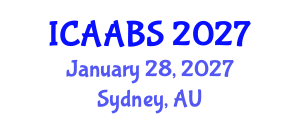 International Conference on Ancient Architecture and Building Styles (ICAABS) January 28, 2027 - Sydney, Australia International Conference on Ancient Architecture and Building Styles (ICAABS) January 28, 2027 - Sydney, Australia